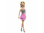 Barbie - poupée fashsionista avec top rayé