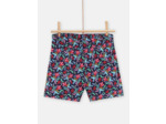 Short fluide imprimé abstrait coloré pour fille