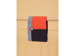 Snood maille côtelé tricolore