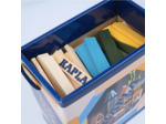 Baril Kapla 120 pièces nature et couleurs jaune vert bleu