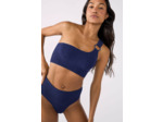 Brassière asymétrique haut de maillot en matière extensible