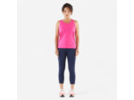 Legging court de running respirant Femme - KIPRUN Run 500 Confort bleu marine