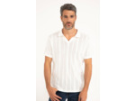 Pull col polo manches courtes Ajoure