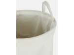 Panier à linge pliable en velours côtelé