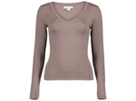 Chemise à manches longues avec col en V