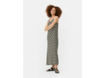Robe longue caraco imprimée