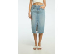 Jupe midi jeans