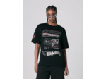 T shirt Jennyfer x Hot wheels noir