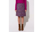 Jupe courte unie VIOLET