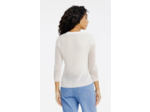 Cardigan uni manches 3/4