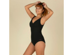 Maillot de Bain Femme 1 Pièce Gaufré Kaipearl New Noir