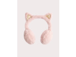 Cache-oreilles rose pour fille