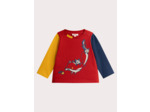 T-shirt manches longues à animation animalière pour bébé garçon