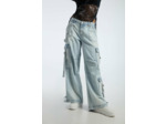 Jeans fort délavé