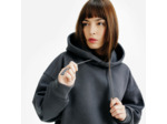 Sweat à capuche femme, Elementals, gris