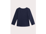 T-shirt marine imprimé oiseau pour fille