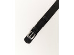 Ceinture moyenne 3-5 cm unie NOIR Femme