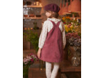Robe salopette en velours