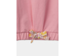 Sweat rose à volants