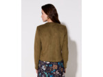 Veste courte unie KAKI Femme