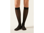 Chaussettes hautes à losanges