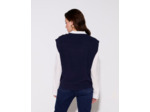 Pull épais uni MARINE Femme