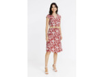 Robe chemise avec ceinture rafia