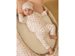 Ensemble de naissance en maille ajourée haut + pantalon + bonnet