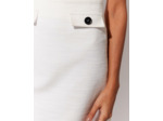 Jupe courte unie BLANC