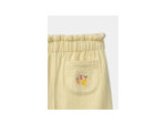 pantalon jaune brodé