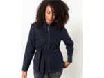 Manteau court uni MARINE Femme