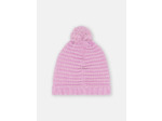 Bonnet parme à pompon