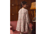 Robe fleurie col claudine