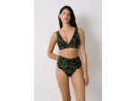 Triangle haut de maillot à motif
