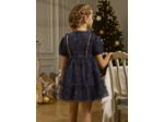 Robe marine en tulle