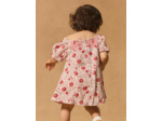 Robe à smock fleuri