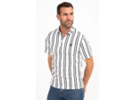 Polo manches courtes Crepstripe