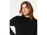 Pull épais uni NOIR Femme
