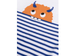 Lot de 2 body manches longues à motif monstre pour bébé garçon