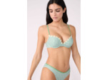 Push-up haut de maillot fleuri
