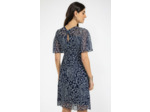 Robe plissée avec noeud dans le dos