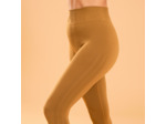 Legging yoga taille haute 7/8e femme, marron