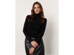 Pull fin uni NOIR Femme