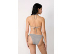 Triangle haut de maillot à rayures