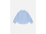 Chemise Oxford à motif cœur léopard appliqué