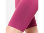 Short / cycliste yoga sans couture motif gingko marron