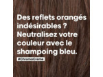 Shampooing neutralisant pour cheveux bruns Chroma Crème bleu
