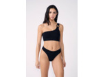 Brassière asymétrique haut de maillot en matière extensible