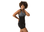 Maillot de bain 1 pièce shorty Aquagym-Aquabike femme Elea Bul noir gris
