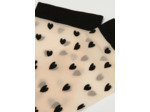 Chaussettes à motif cœurs intégral